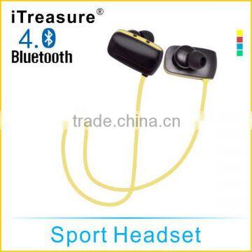 iTreasure Wireless Bluetooth Headphones Earphone Earbuds Stereo Foldable Handsfree Headset with Mic for iPhone