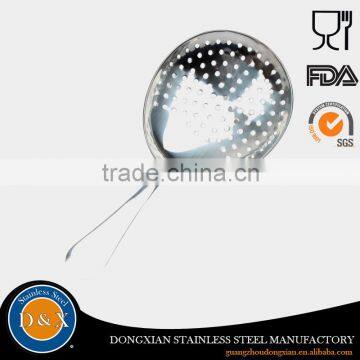 With mirror effect stainless steel pot strainer