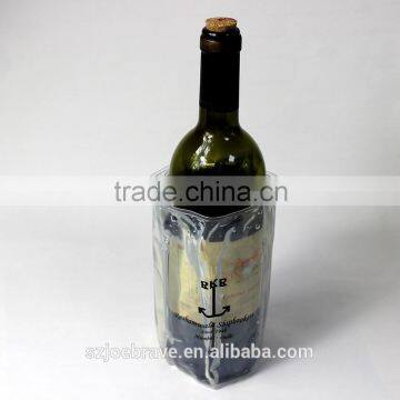 Amazon Hot Sell Plasctic Wine Cooler Bag ECO-friendly Reusbale Wine Bottle Pvc Cooler Bag photo-5