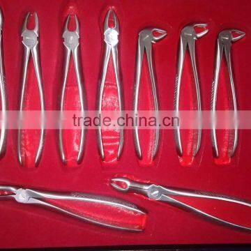 CE Approved Japanese Stainless Steel Extracting Forceps, Dental instruments