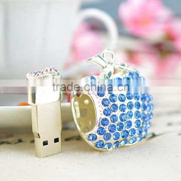 Full capacity mini crystal usb memory stick bulk usb flash drive