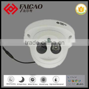 1.3 Megapixel 1280*960p H.264 Slim Dome Ip Camera With Audio,nightvision,reset and 3.6mm
