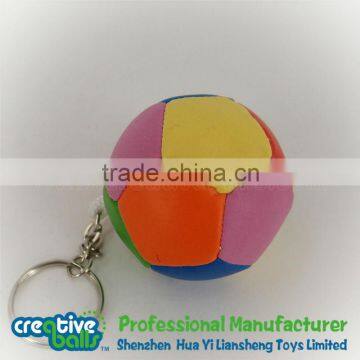 Stress Rugby PU Ball Keychain