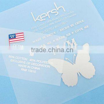 Heat Transfer Logo Removable Printed Silicone Label