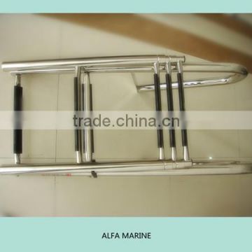 Hot sale marine boat ladders stainless steel telescoping ladders 2 steps 3 steps 6steps