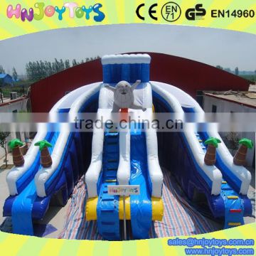 Commercial grade giant inflatable aqua park