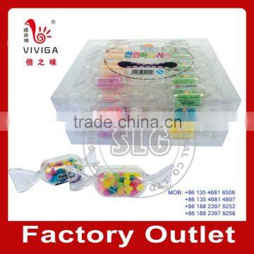 Clear colorful candy pack star crystal sugar