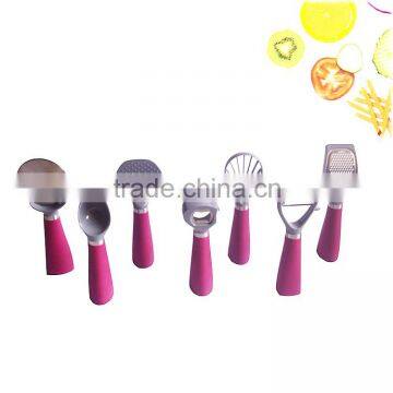 New Design 7-Piece Kitchen Gadgets Combination With Soft Grip Handle