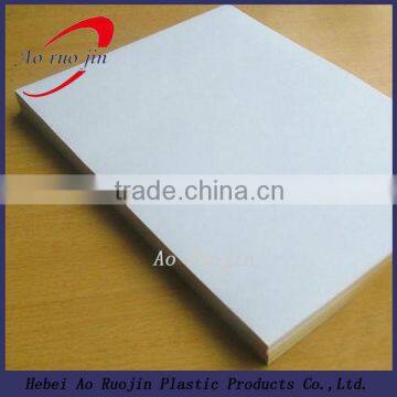 Super white color A4 size PVC Plastic card