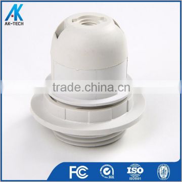 round lamp base plastic lamp holder e27 e26 light socket