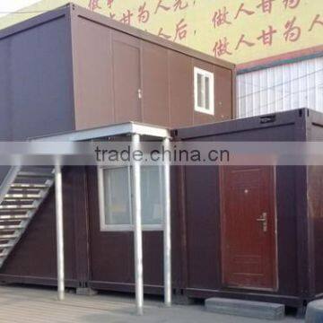 Chinese 20ft prefabricated container house with 2 floor