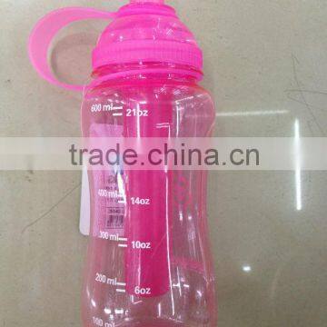 Food grade AS/PS material plastic ice cup with straw