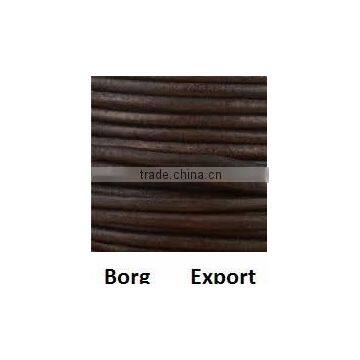 9mm Round Leather Cord From BORG EXPORT / Round Leather Cord 9 mm photo-4