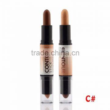 Kiss Beauty Cosmetic Double-end Highlight, Brighten,concealer and Contour Fundation Makeup Contour Stick photo-5
