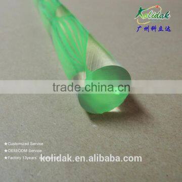 PMMA stick /clear line plexiglass rod /Twisted grain rod