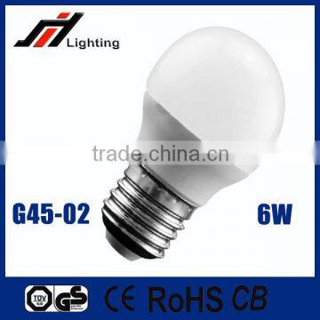 2016 hot sale G45 6W 7w 220-240V E27 E14 led light bulb