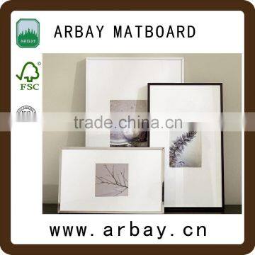 custom whosale high grade acid free sexy photo frame matboard and precut cardboard /passepartout/photo mats