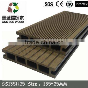 newteck 2015 hot sale ! Waterproof Hollow Outdoor WPC Decking/Composite Wood Decking