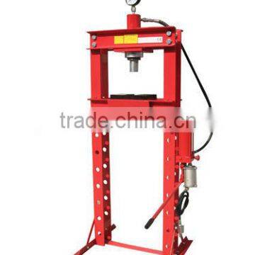 hydraulic car shop press with gauge