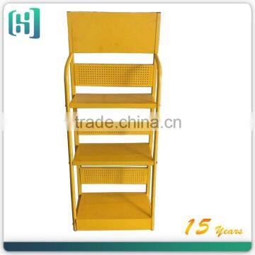 metal floor essential oil display rack/ motor oil display rack/essential oil storage cabinet