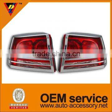 High quality ISO9001:2008 plastic chrome tail lamp cover for dodge charger