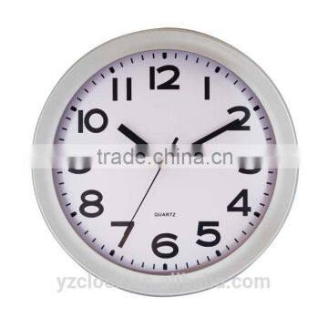 Good Quanlity Silent wall clocks 10" cheap plastic clock YZ-3355A