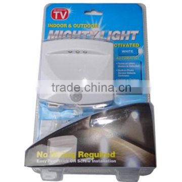 MIGHTY LIGHT As Seen On TV Indoor/Outdoor Motion Sensor Night Activated 3 LED