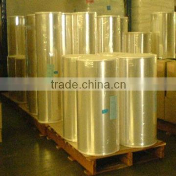 Stretch film jumbo roll with 14 to 40 microns thickness