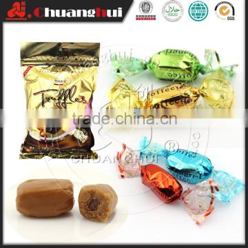 High Quality Chocolate Filled Toffee Bonbon / Shangri-la Toffee Candy