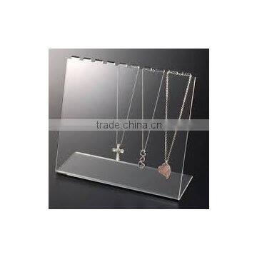 good quality clear acrylic jewelry display card for store shop