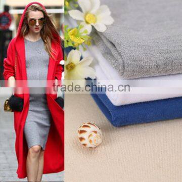 Factory sweat fabric plain solid dyed t c 65 polyester 35 cotton grey fabric woven blend fabric for women dressing