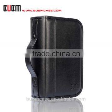 BUBM 100 Capacity PU Leather Cover CD Case CD Box DVD Case CD Storage Bag CD-ROM Holder Car Disc Bag photo-2
