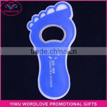 Funny Custom Foot Shaped Metal Bottle Openers With Company Logo Printed