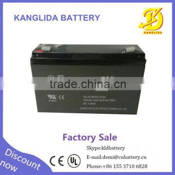 6v12ah maintenance-free lead acid battery LED light cctv power back supply made in China Ksanglida brand