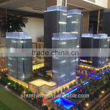 Miniature Building Scale Model With Lighting System for Exhibition/customize Miniature Model Making