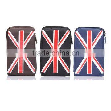 Multi-functional Square Pattern Pouch Bag Case for iPhone 4 5 6 4g 5g