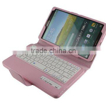 Detachable Bluetooth keyboard 8.4 inch tablet keyboard case For Samsung tab pro 8.4"