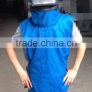 High quality Sand blasting mask with shoulder