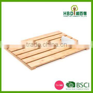 New Product Bamboo Bathroom Anti Slip Door Mat,bath Mat Set Wholesale photo-3