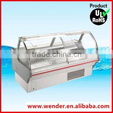 2.5M New Style supermatket Commercial meat freezer showcase