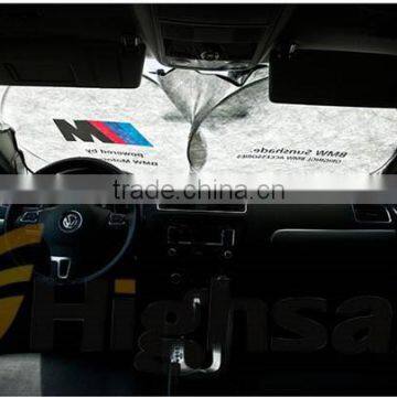 Foldable Front Two Circles Tyvek Sun Shade for Car Window photo-5