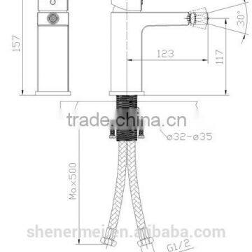 2014 Single Lever Hot Sale Bidet Mixer photo-2