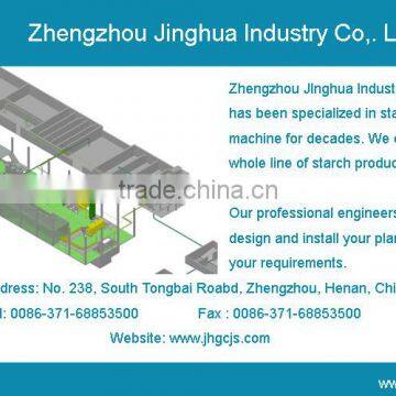 Automatic & continuous cassava starch processing line l cassava starch production line