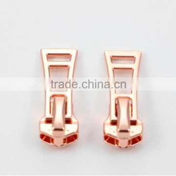 #5 Rose Gold Metal Zipper Slider Wholesale OEM zipper slider