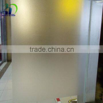 Frosted glass flat ground glass order cut round hole ground glass processing