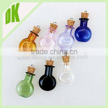 Small Glass Bottles With Corks. Decorative Glass Containers. Bottle With Cork. Herb Jars. *** wholesale mini glass water bottle