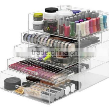 clear acrylic large cosmetic storage box