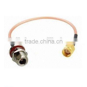 Coaxial RG58 Cable TNC Female to SMA Male TNC Cable Assembly