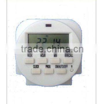 Programmable digital timer switch with 12 ON/OFF program