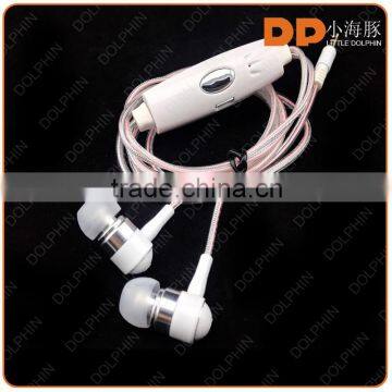 new premium noise cancelling best sound quality glowing EL earphone with factory price